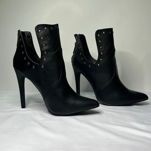 Michael Antonio Black Stud Ankle Booties 7.5 * Never Worn*